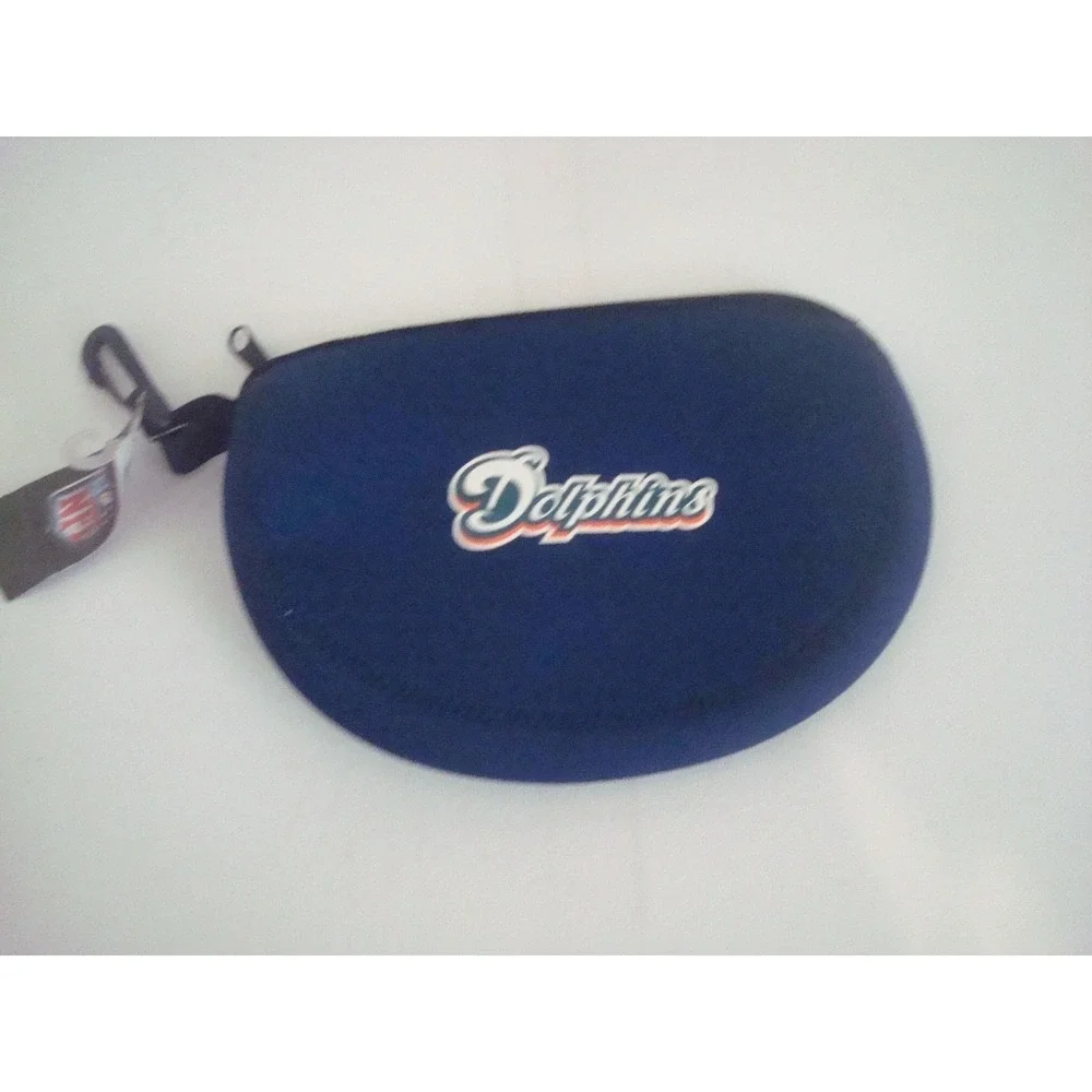 MIAMI DOLPHINS BAG PURSE 6X8 POUCH  VINTAGE DEADSTOCK‎ 03